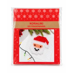 ZESTAW DIY KORALIKI DO PRASOWANIA ZE ŚWIĄTECZNYMI SZABLONAMI JUMI