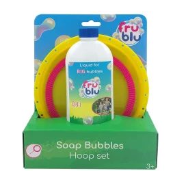 FRU BLU OBRĘCZ DO DUŻYCH BANIEK MYDLANYCH + PŁYN 400 ML TM TOYS 3+