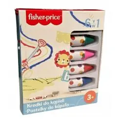 KREDKI DO KĄPIELI 6 KOLORÓW FISHER-PRICE 3+