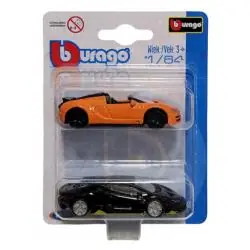 BUGATTI VEYRON GRAND SPORT LAMBORGHINI CENTENARIO 1:64 BBURAGO 3+