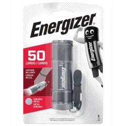 LATARKA METALOWA LED SREBRNA ENERGIZER