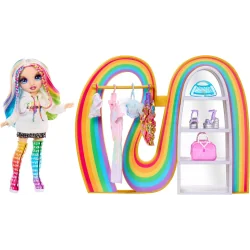LALKA Z GARDEROBĄ RAINBOW HIGH AMAYA'S RAINBOW CLOSET