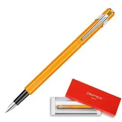 PIÓRO WIECZNE CARAN D'ACHE 849 FLUO LINE, F, POMARAŃCZOWE