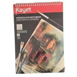 SZKICOWNKI DO AKWARELI KAYET ART 20 ARKUSZY A4