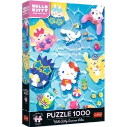 PUZZLE 1000 ELEMNTÓW HELLO KITTY TREFL 3+