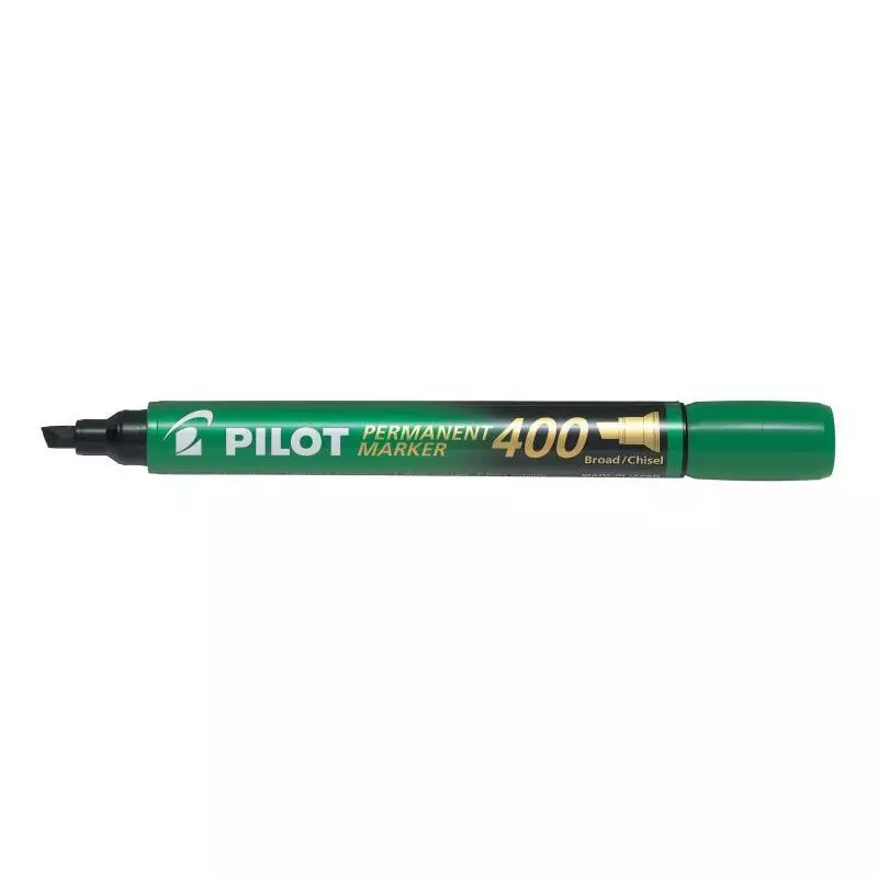 MARKER PERMANENTNY ZIELONY ŚCIĘTA KOŃCÓWKA PILOT SCA-400