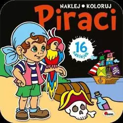PIRACI NAKLEJ KOLORUJ + 16 NAKLEJEK Mariola Budek - AWM