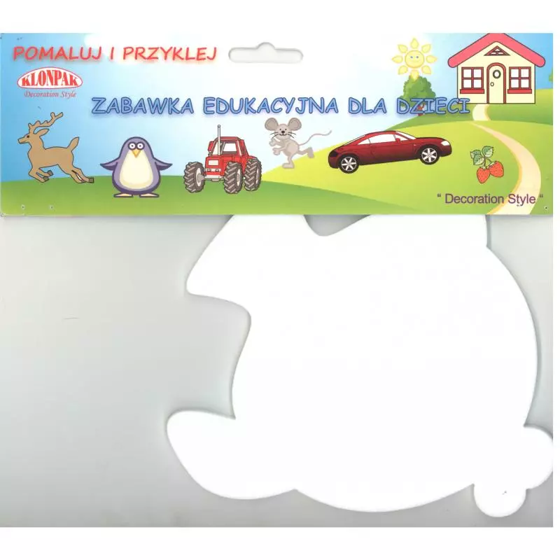 ZABAWKA EDUKACYJNA ZE STYROPIANU - RYBKA 