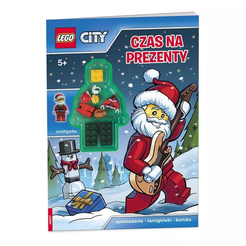 LEGO CITY. CZAS NA PREZENTY OPOWIADANIE ŁAMIGŁÓWKI KOMIKS 5+