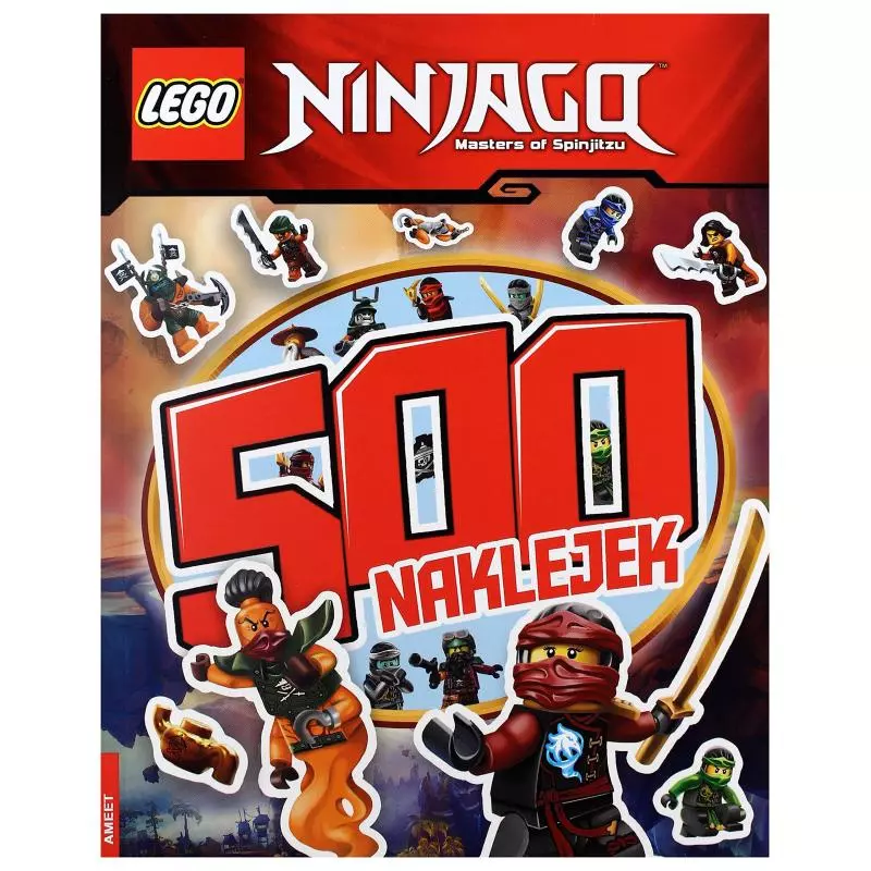 LEGO NINJAGO 500 NAKLEJEK 5+ - Ameet