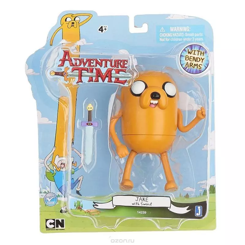 ADVENTURE TIME: FIGURKA Z AKCESORIAMI JAKE 