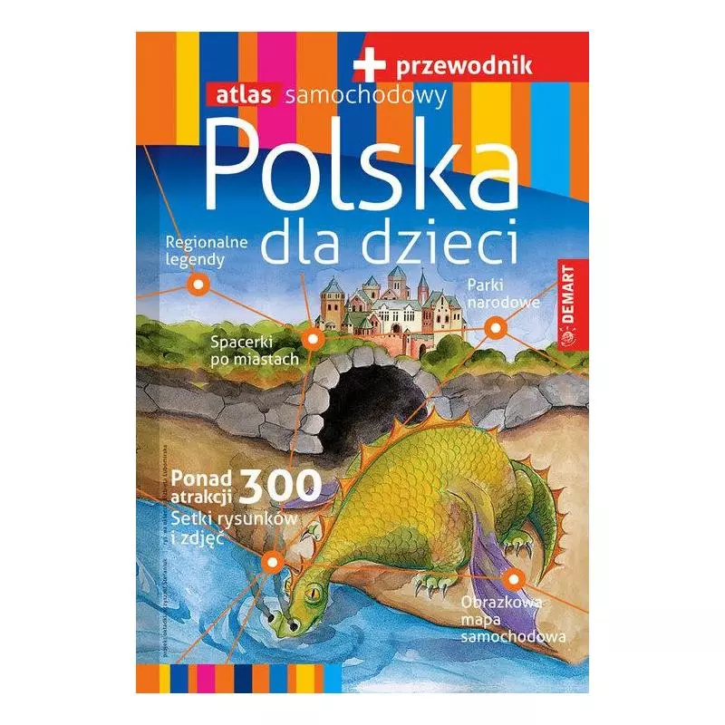 POLSKA DLA DZIECI PRZEWODNIK + ATLAS SAMOCHODOWY