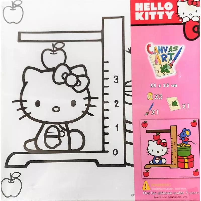 PODOBRAZIE Z NADRUKIEM 35 X 35 CM HELLO KITTY 