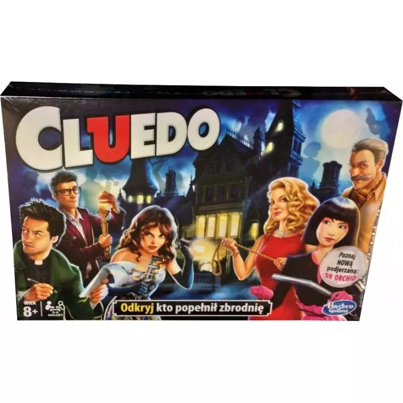 CLUEDO GRA PLANSZOWA 8+