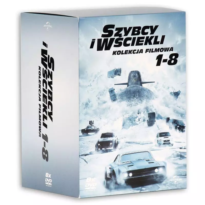 SZYBCY I WŚCIEKLI KOLEKCJA FILMOWA 1-8 FILM 8 X DVD