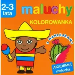 MALUCHY KOLOROWANKA Z NAKLEJKAMI AKADEMIA MALUCHA 2-3 LATA Pikiene Irma - Olesiejuk