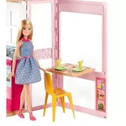 DWUPOZIOMOWY DOMEK LALKI BARBIE + LALKA DWUPOZIOMOWY DOMEK LALKI BARBIE + LALKA