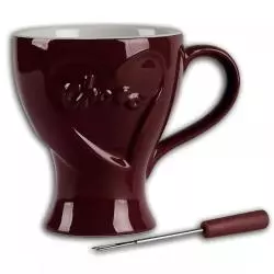 ZESTAW DO CZEKOLADOWEGO FONDUE BRĄZOWY