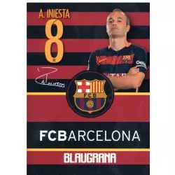 ZESZYT A5/16 KARTEK W POTRÓJNĄ LINIĘ FC BARCELONA BARCA FAN 4 