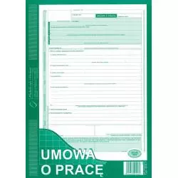 UMOWA O PRACĘ A4 TYP:500-1 