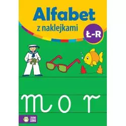 ALFABET Z NAKLEJKAMI Ł-R - Zielona Sowa