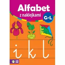 ALFABET Z NAKLEJKAMI G-L - Zielona Sowa