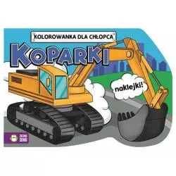 KOLOROWANKI DLA CHŁOPCÓW KOPARKI 4+ - Zielona Sowa