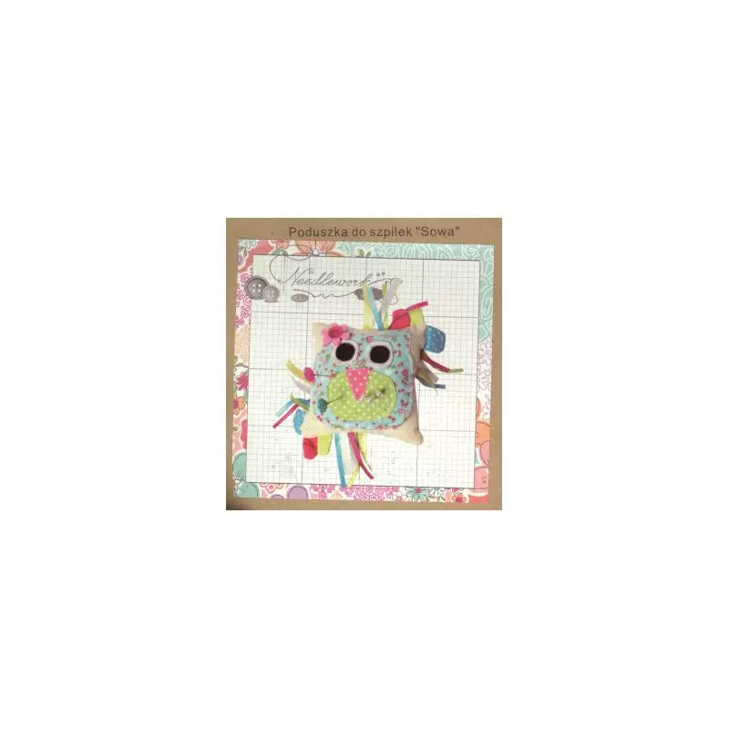 SOWA PODUSZKA DO SZPILEK ZESTAW KREATYWNY 3+ - Panon