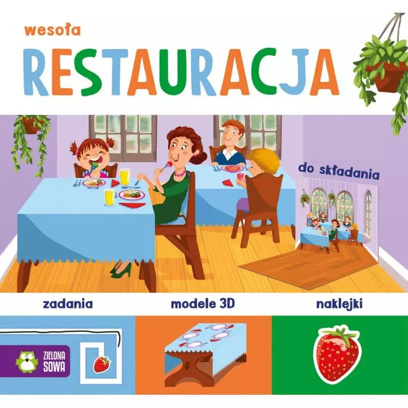 WESOŁA RESTAURACJA DO SKŁADANIA 4+ - Zielona Sowa