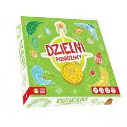 DZIELNI PODRÓŻNICY GRA PLANSZOWA 6+ - Zielona Sowa