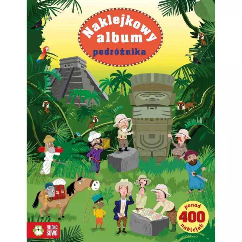 NAKLEJOWY ALBUM PODRÓŻNIKA 4+ - Zielona Sowa NAKLEJOWY ALBUM PODRÓŻNIKA 4+ - Zielona Sowa