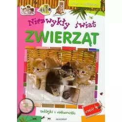 NIEZWYKŁY ŚWIAT ZWIERZĄT 4 ALBUM Z NAKLEJKAMI Magdalena Król - Aksjomat