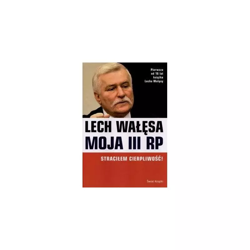 MOJA III RP STRACIŁEM CIERPLIWOŚĆ Wałęsa Lech - Świat Książki