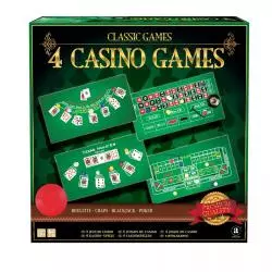 KLASYCZNE GRY 4W1 POKER BLACKJACK RULETKA KOŚCI