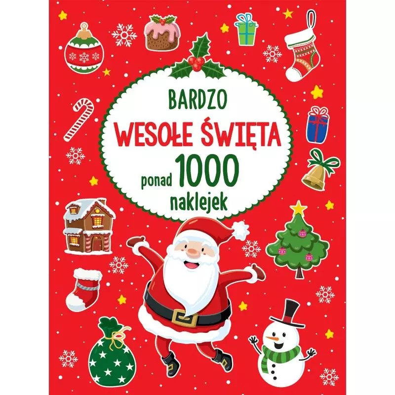 BARDZO WESOŁE ŚWIĘTA PONAD 1000 NAKLEJEK - Wilga