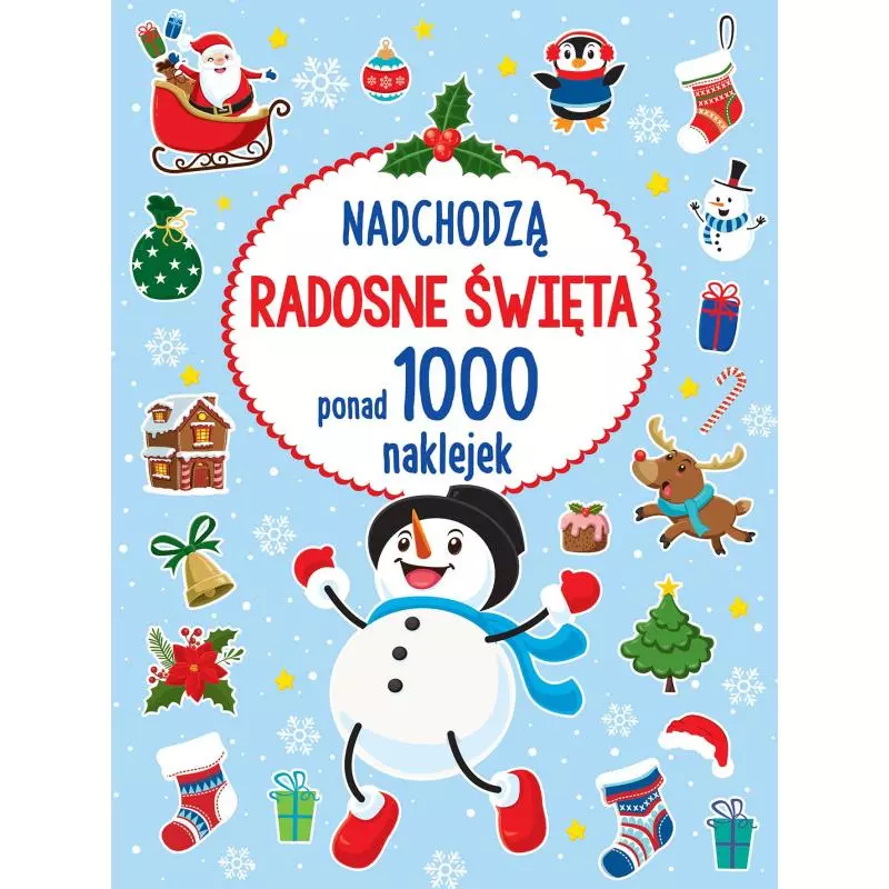 NADCHODZĄ RADOSNE ŚWIĘTA PONAD 1000 NAKLEJEK - Wilga