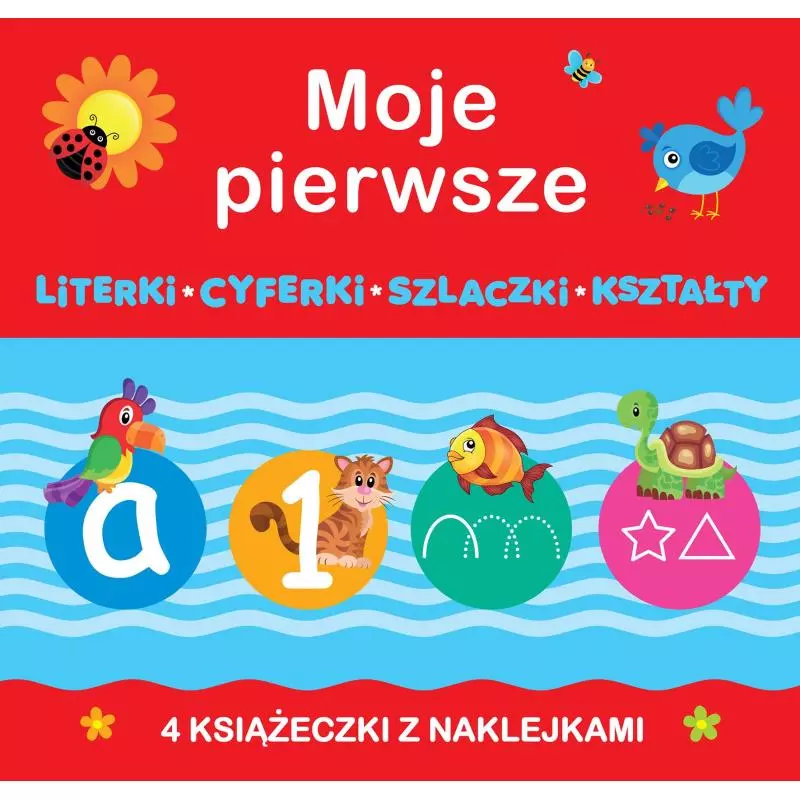 MOJE PIERWSZE LITERKI CYFERKI SZLACZKI KSZTAŁTY - Wilga