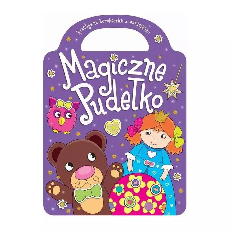 MAGICZNE PUDEŁKO KREATYWNA TOREBECZKA Z NAKLEJKAMI