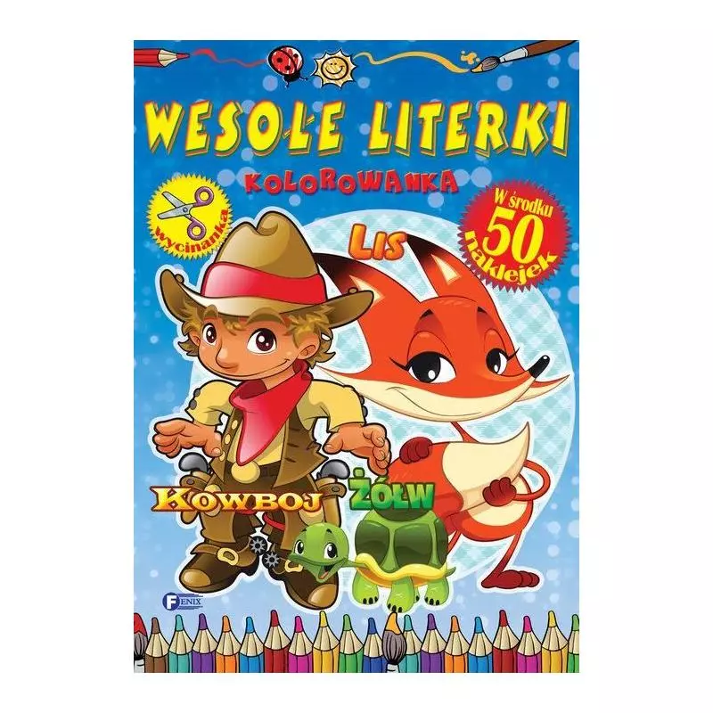 WESOŁE LITERKI KOLOROWANKA - Fenix