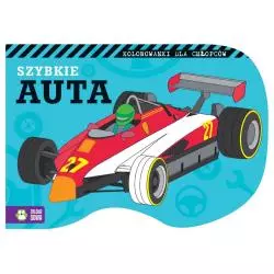 SZYBKIE AUTA KOLOROWANKA DLA CHŁOPCÓW 4+ - Zielona Sowa