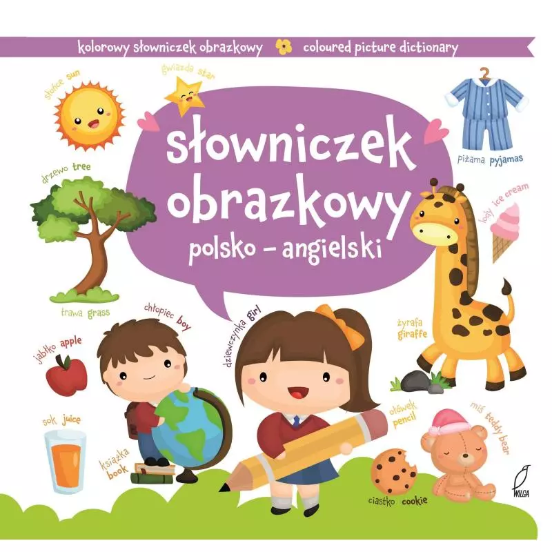 SŁOWNICZEK OBRAZKOWY POLSKO-ANGIELSKI - Wilga