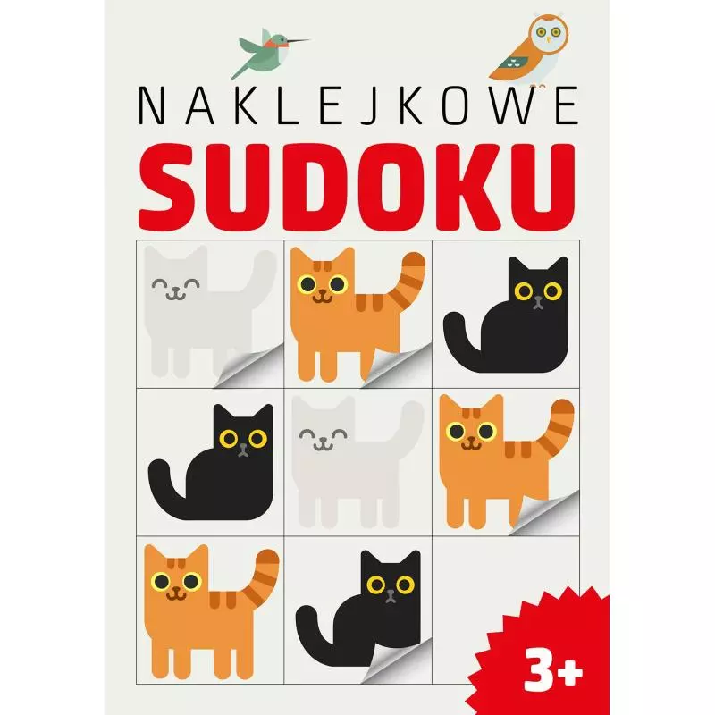 NAKLEJKOWE SUDOKU 3+ - Wilga