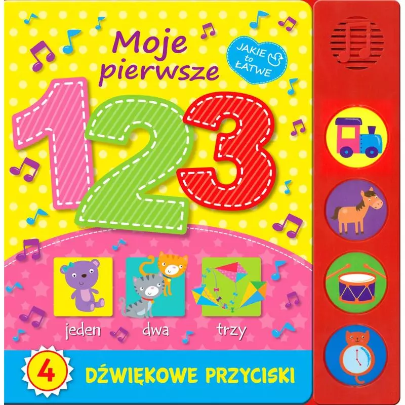 MOJE PIERWSZE 1 2 3 KSIĄŻECZKA DŹWIĘKOWA - Wilga