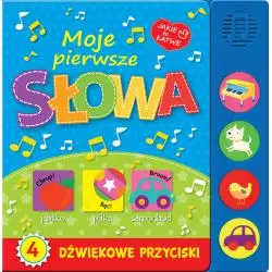 MOJE PIERWSZE SŁOWA. KSIĄŻKA DŹWIĘKOWA - Wilga