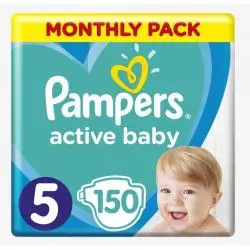 PIELUCHY PAMPERS ACTIVE BABY 5 MEGA BOX 150 SZT 11-16KG+