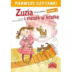 PIERWSZE CZYTANKI ZUZIA I PIESEK W KRATKĘ 7+ Irena Landau - Centrum Edukacji Dziecięcej