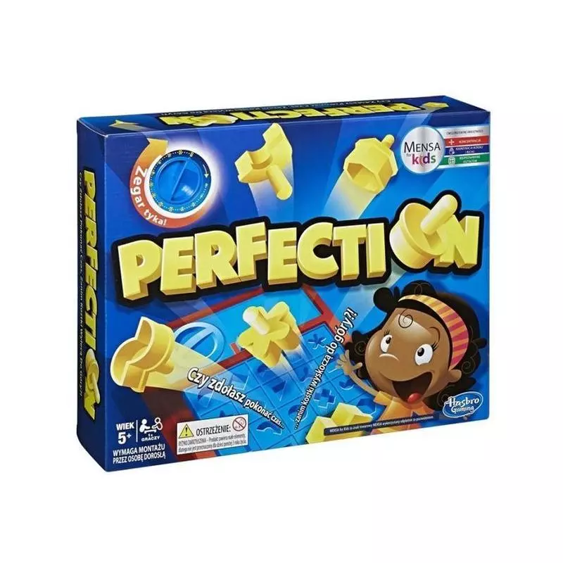 PERFECTION GRA ZRĘCZNOŚCIOWA 5+ - Hasbro