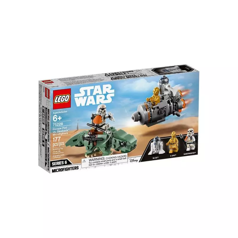 KAPSUŁA RATUNKOWA KONTRA DEWBACK, LEGO STAR WARS 75228