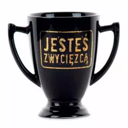 CERAMICZNY KUBEK JESTEŚ ZWYCIĘZCĄ 400 ML