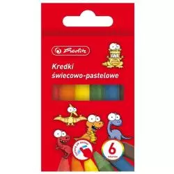 KREDKI ŚWIECOWO-PASTELOWE 6 KOLORÓW HERLITZ